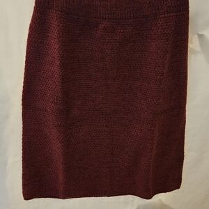 Kate & Mallory Deep Red Pencil Skirt